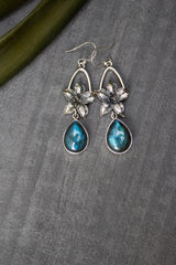 Lunar Ferns: Labradorite Earrings, AE-7536