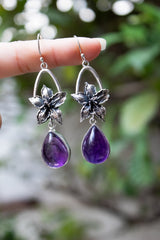 Violet Reverie: Amethyst Earrings, AE-7537