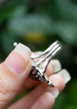 Autumn Maple Garnet Ring AR-7234