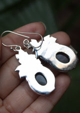 Maple Grove: Moss Agate Earrings, AE- 7267