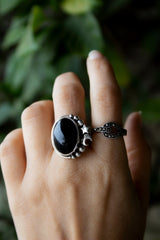 Luminous Night Ring Black Onyx, AR-7091