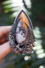 Wild Essence: Maligano Jasper Statement Ring, AR-7427