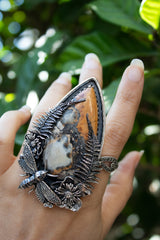Wild Essence: Maligano Jasper Statement Ring, AR-7427