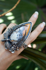 Wild Essence: Maligano Jasper Statement Ring, AR-7427