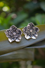 Blooming Silver Studs, AE-7423