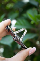 Wild Rose: Rhodonite & Mystic Topaz Ring, AR- 7441