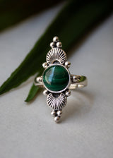Bague Bohème Malachite, AR-6705