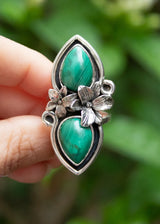 Malachite Boho Ring, AR-7064