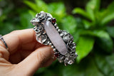 Rose Quartz Ring, Statement Ring, AR-7078