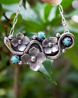 Collier Floral Turquoise Naturelle AR-6754
