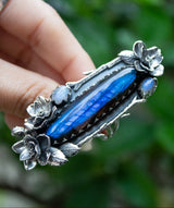 Lunar Garden: Labradorite & Moonstone Ring, AR-7047