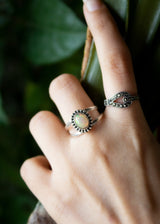 Ethiopian Opal Ring, Dainty Opal Ring, AR-6810