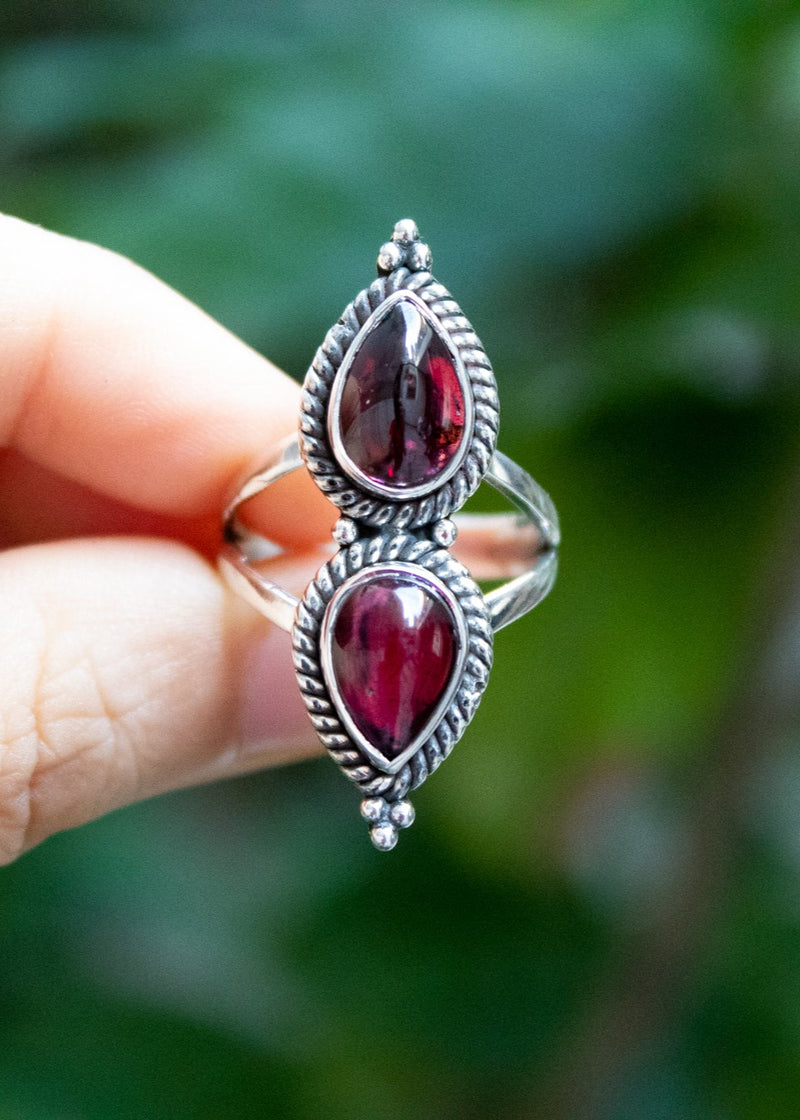 Garnet Ring, January Birthstone AR-6802