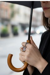 Anneau de pierres précieuses ovales en cornaline naturelle, pierre de naissance d'août, pierre orange, bande torsadée, SKU 6246