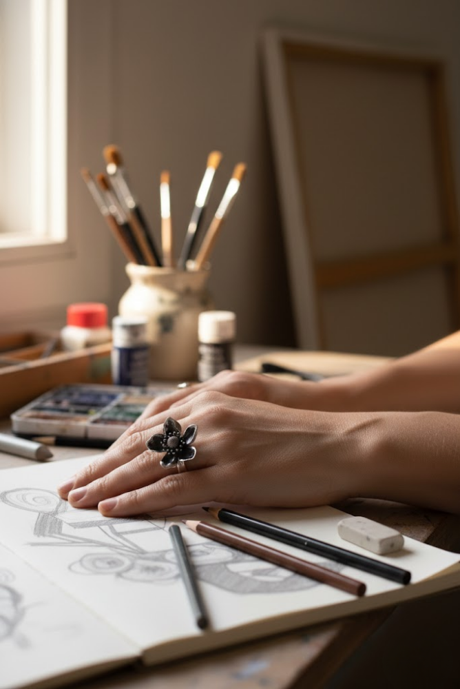 Sylvan Bloom Ring, AR- 7385