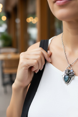 Moonlit Nectar: Labradorite Pendant, AP-7532