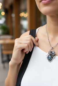 Moonlit Nectar: Labradorite Pendant, AP-7532