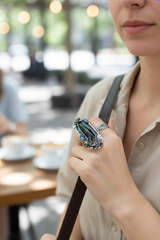 Mystic Nightfall Black Onyx Ring AR-7108