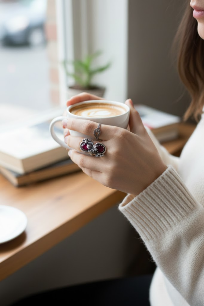 Petals of Roselight : Ruby Ring, AR-7635