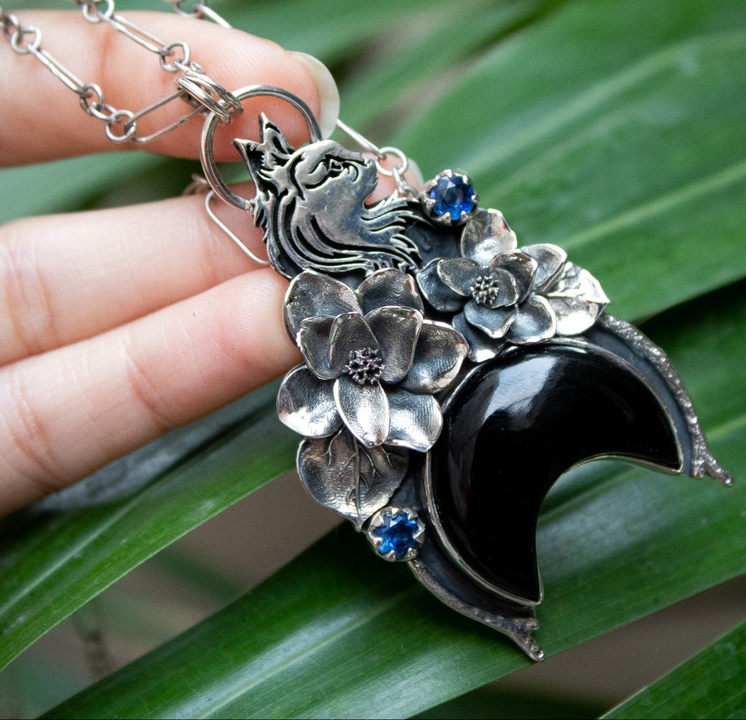 Enchanted Night Black Onyx Pendant, AP-7055