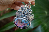 Haunted Twilight: Purple Labradorite Pendant, AP- 7132