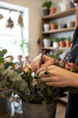 Petals of Shadows: Black Onyx Ring, AR- 7527
