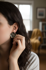 Blooming Silver Studs, AE-7423