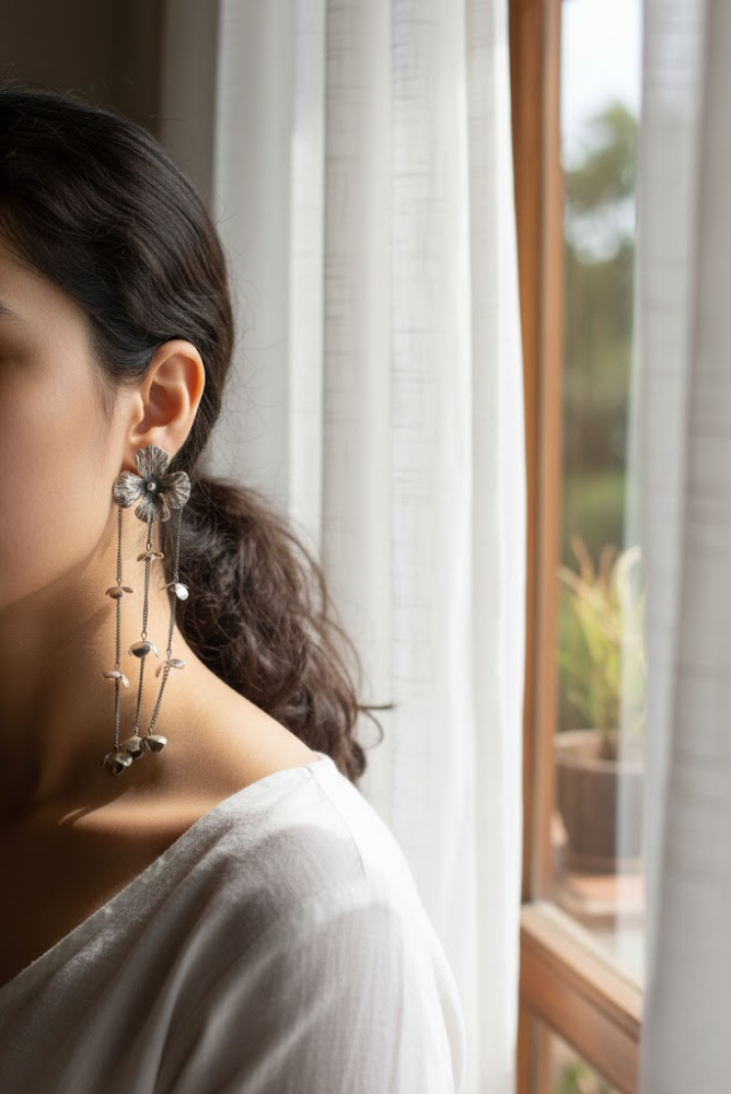 Falling Petals, Whispering Wind Earrings, AE-7446