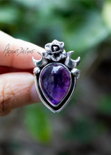 Floral Amethyst Ring