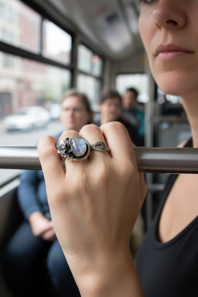 Moonstone Ring, AR-7158