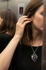 Amethyst Pendant, AP- 7224