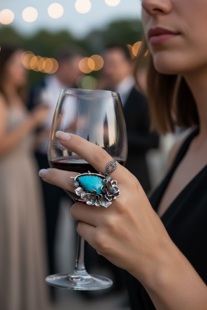 Natural Turquoise Ring, AR-7189