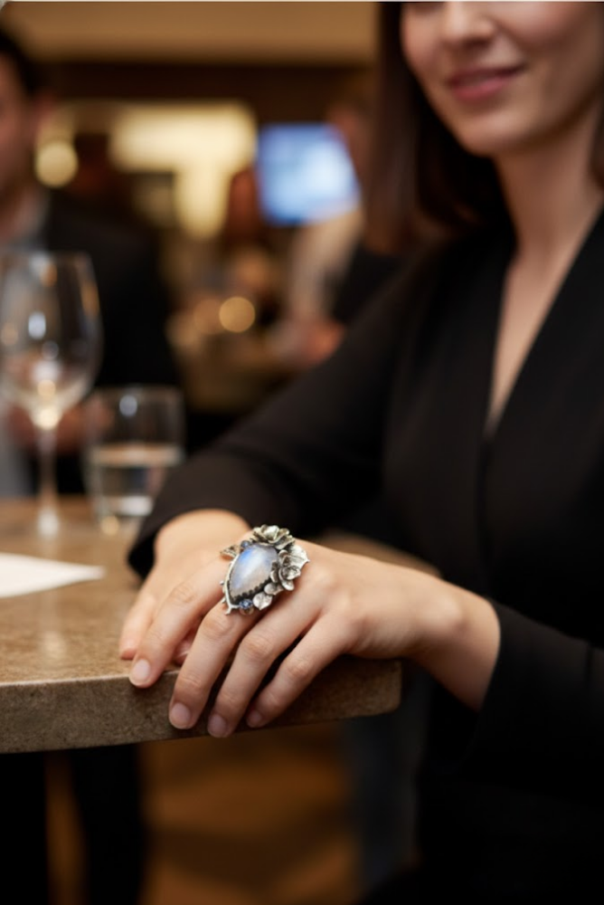 Moonstone Ring, AR-7188