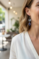 Tanzanite Earrings, AE-6827