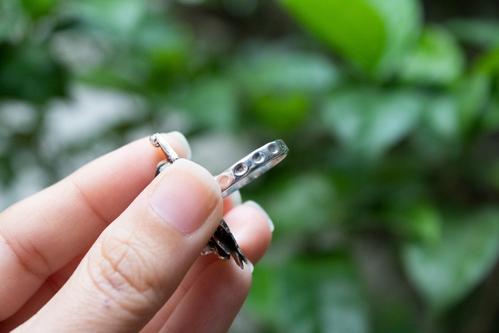 Floral Garnet Ring, AR-7415