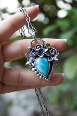 Tideborn Grace: Larimar Pendant, AP-7534