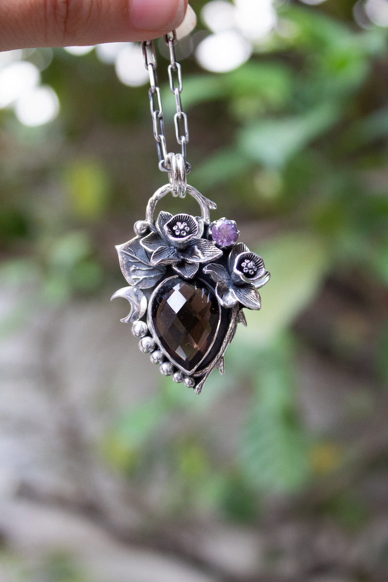 Twilight Soil: Smokey Quartz Pendant, AP-7535