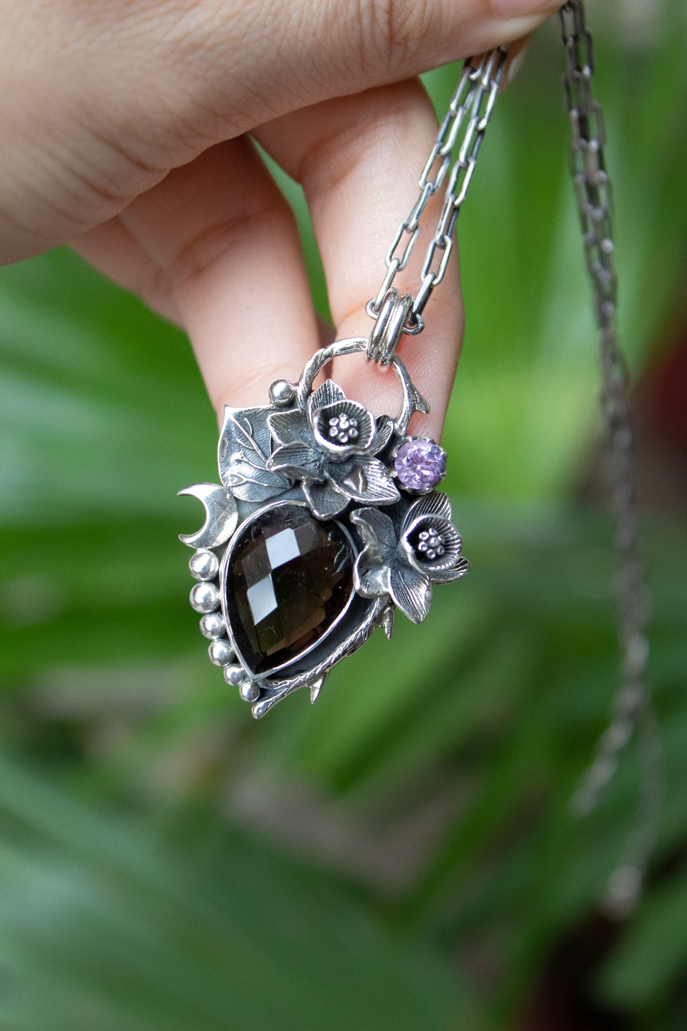 Twilight Soil: Smokey Quartz Pendant, AP-7535