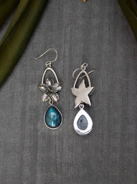 Lunar Ferns: Labradorite Earrings, AE-7536