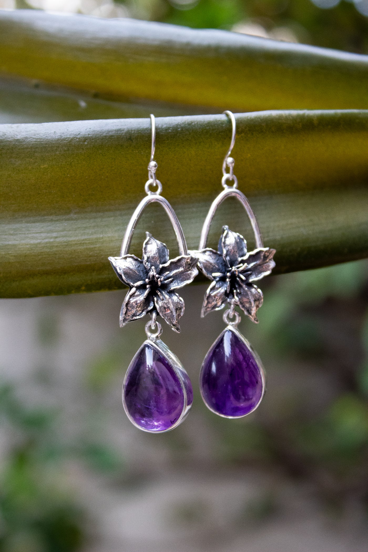 Violet Reverie: Amethyst Earrings, AE-7537