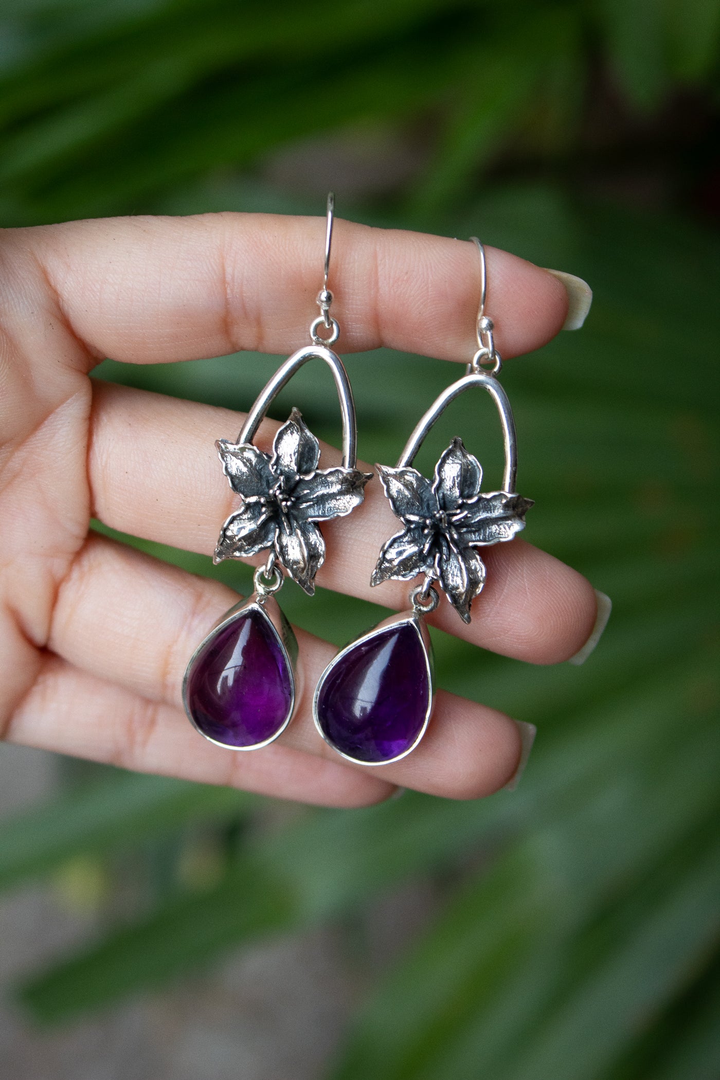 Violet Reverie: Amethyst Earrings, AE-7537