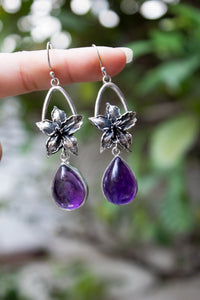 Violet Reverie: Amethyst Earrings, AE-7537
