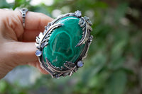 Embrace The Mystical Forest- Malachite Ring, AR-6773