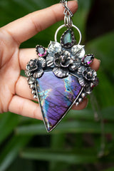Twilight Garden: Purple Labradorite Pendant, AP-7558