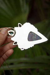 Twilight Garden: Purple Labradorite Pendant, AP-7558
