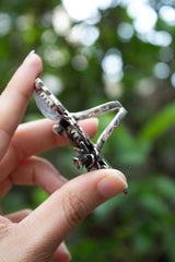 Celestial Bloom Ring – Moonstone & Labradorite. AR- 7551