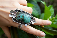 Floral Turquoise Ring, AR-6770