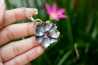 Floral Pendant with Mystic Topaz, AP -7134