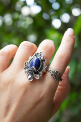 Midnight Garden – Lapis Lazuli Ring, AR- 7566