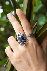Midnight Garden – Lapis Lazuli Ring, AR- 7566